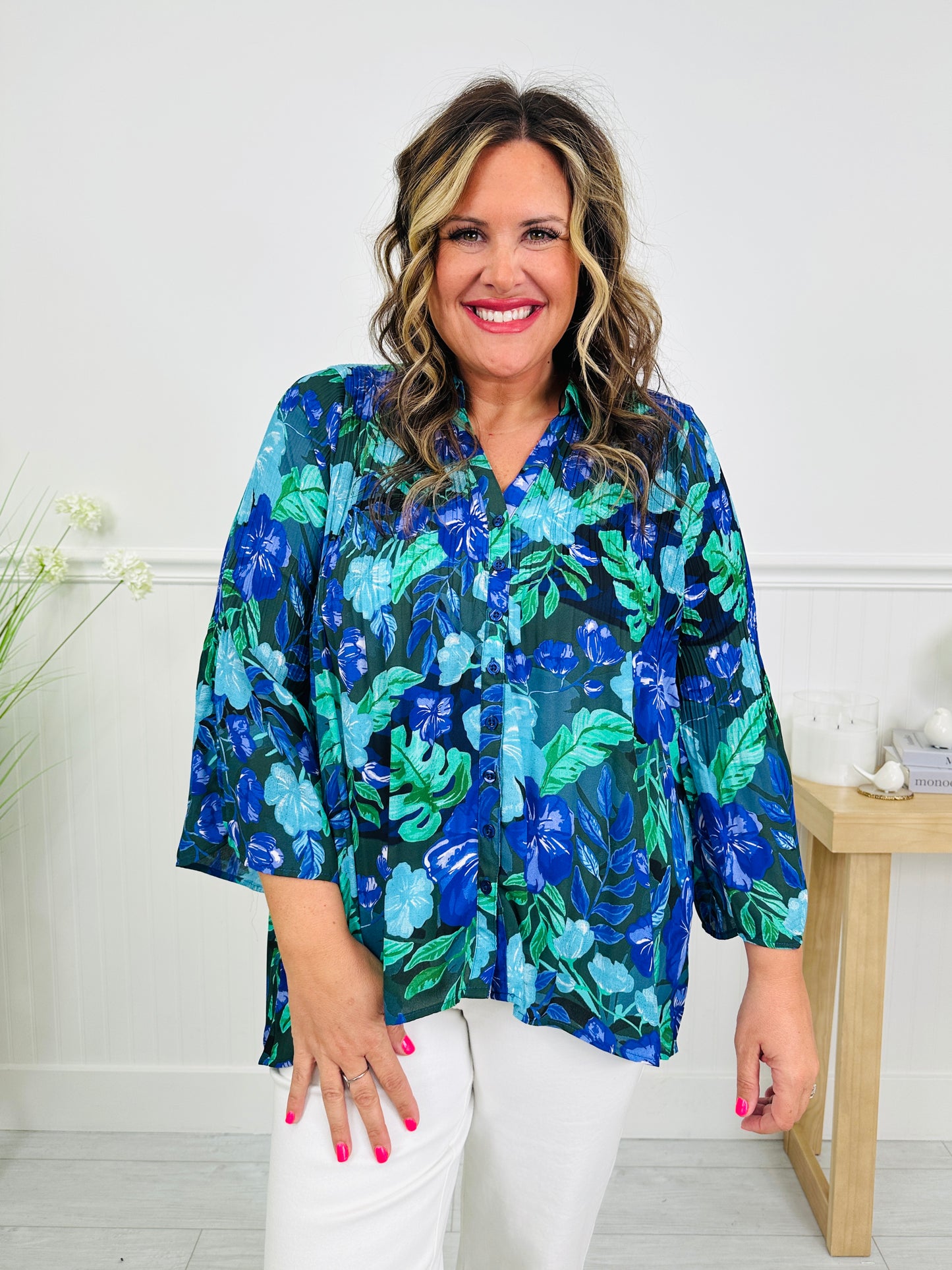 Let the Sunshine In Top in Naples Print
