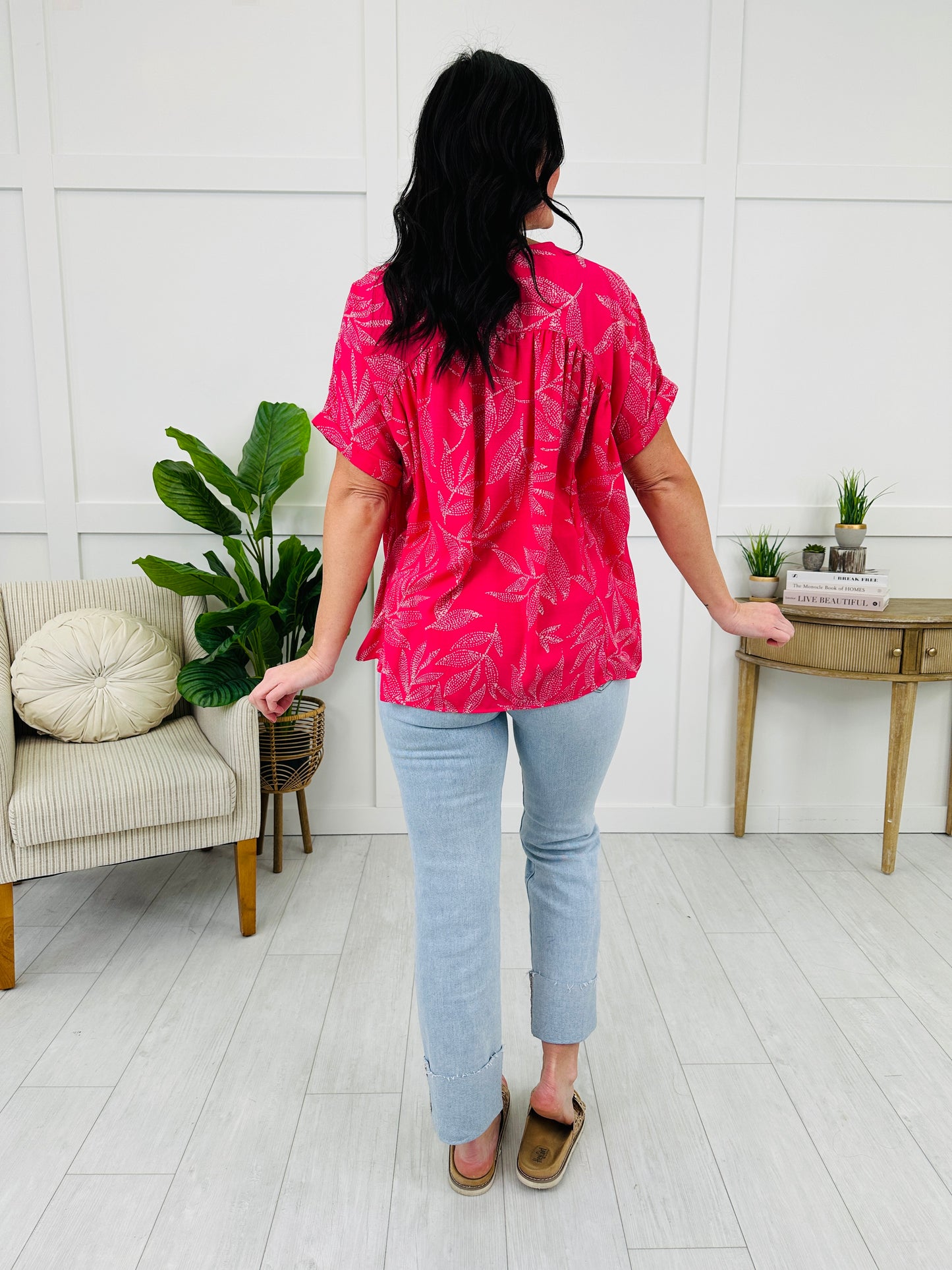 Polished & Poised Top in Pink Drink