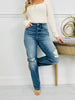 Judy Blue Effortlessly Edgy Straight Jeans