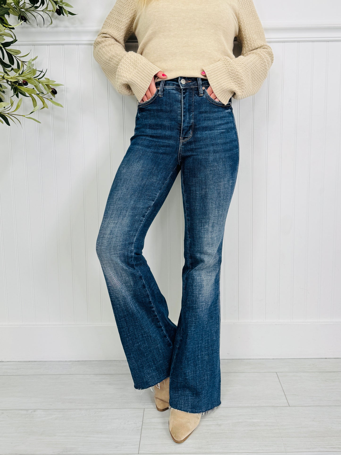 Judy Blue Trifecta Flare Tummy Control Butt Lifting Flare Jeans