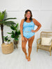 The DaVette Swim Top in Anchor