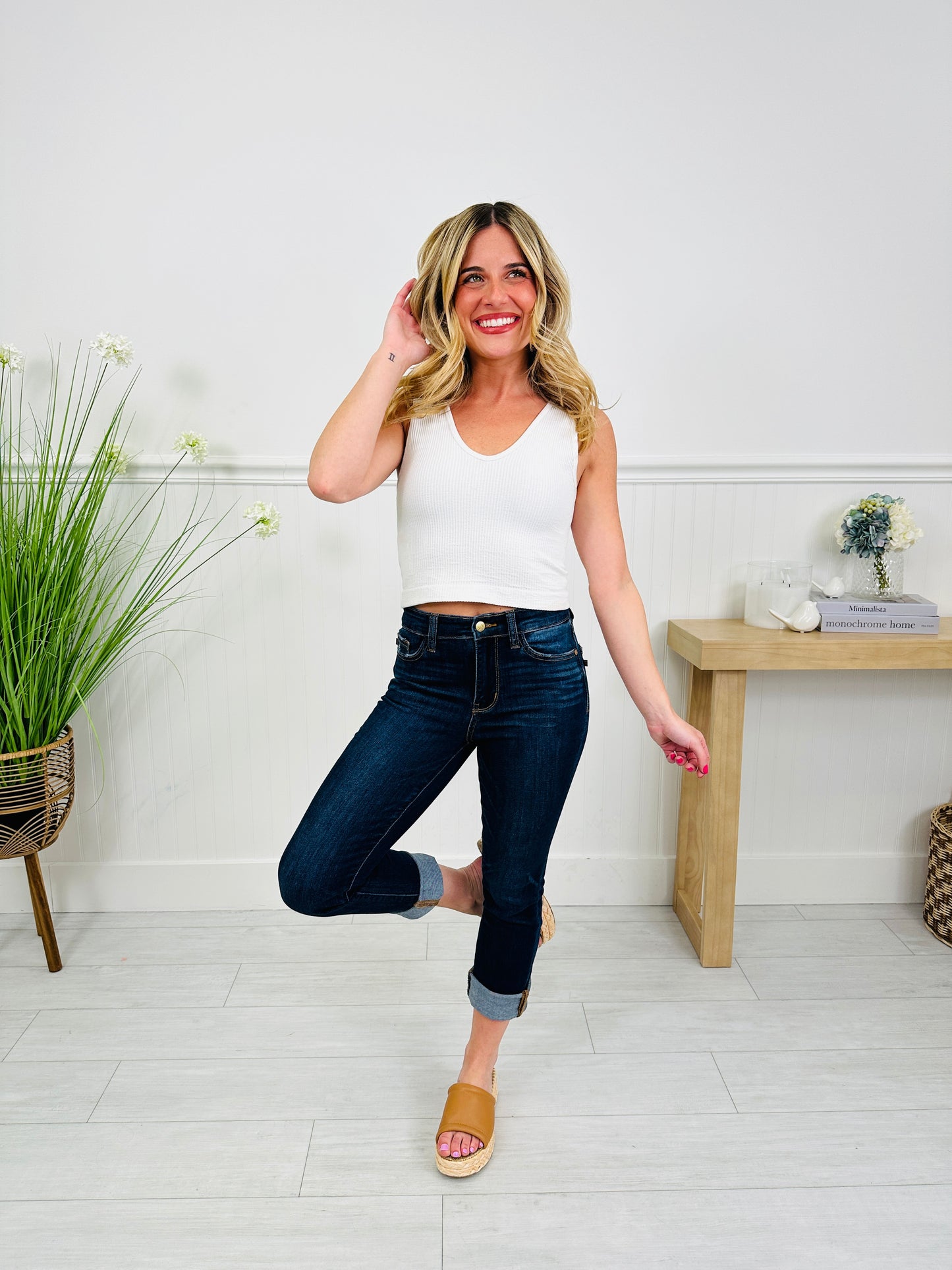 Judy Blue Here Comes The Sun Capris