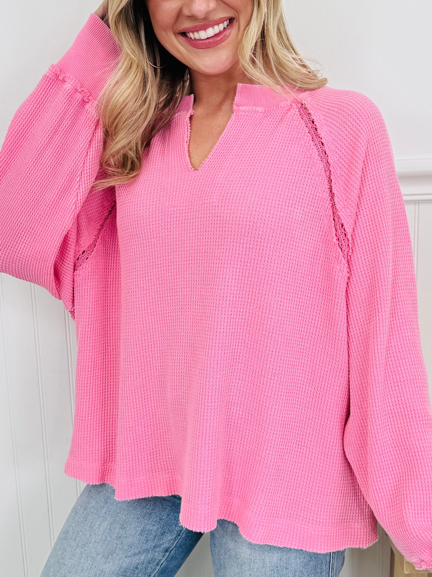 Spring Simplicity Garment Dyed Top in Three Colors