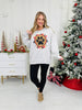 Holly Jolly Cat Mama Graphic Crewneck Sweatshirt