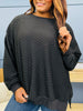 REG/CURVY Blessed In Comfort Pullover In Black