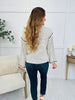 Rather Be Here Top In Cream/Brown Stripe