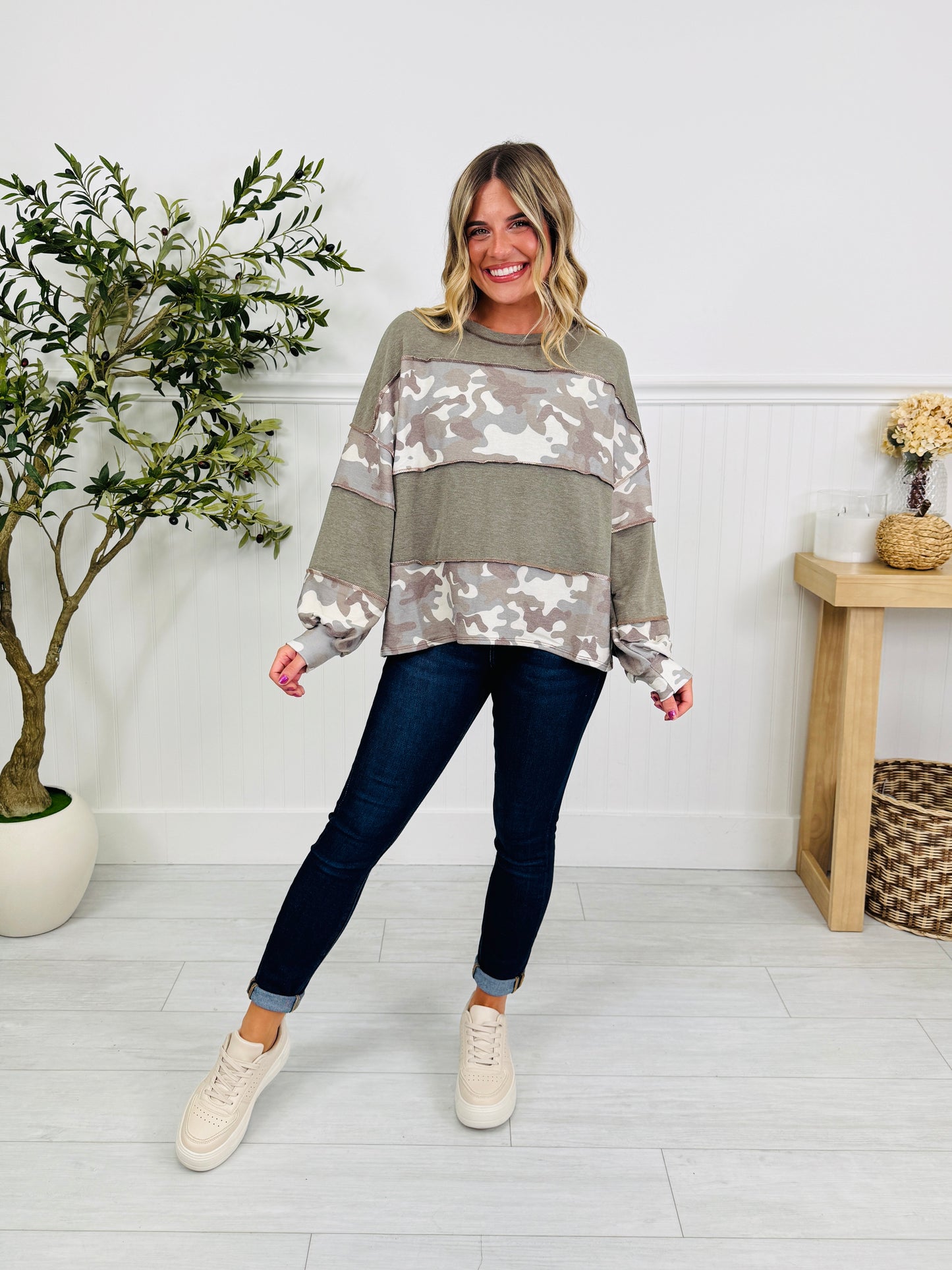 Casually Camo Top