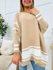 Evening Elegance Sweater In Oatmeal