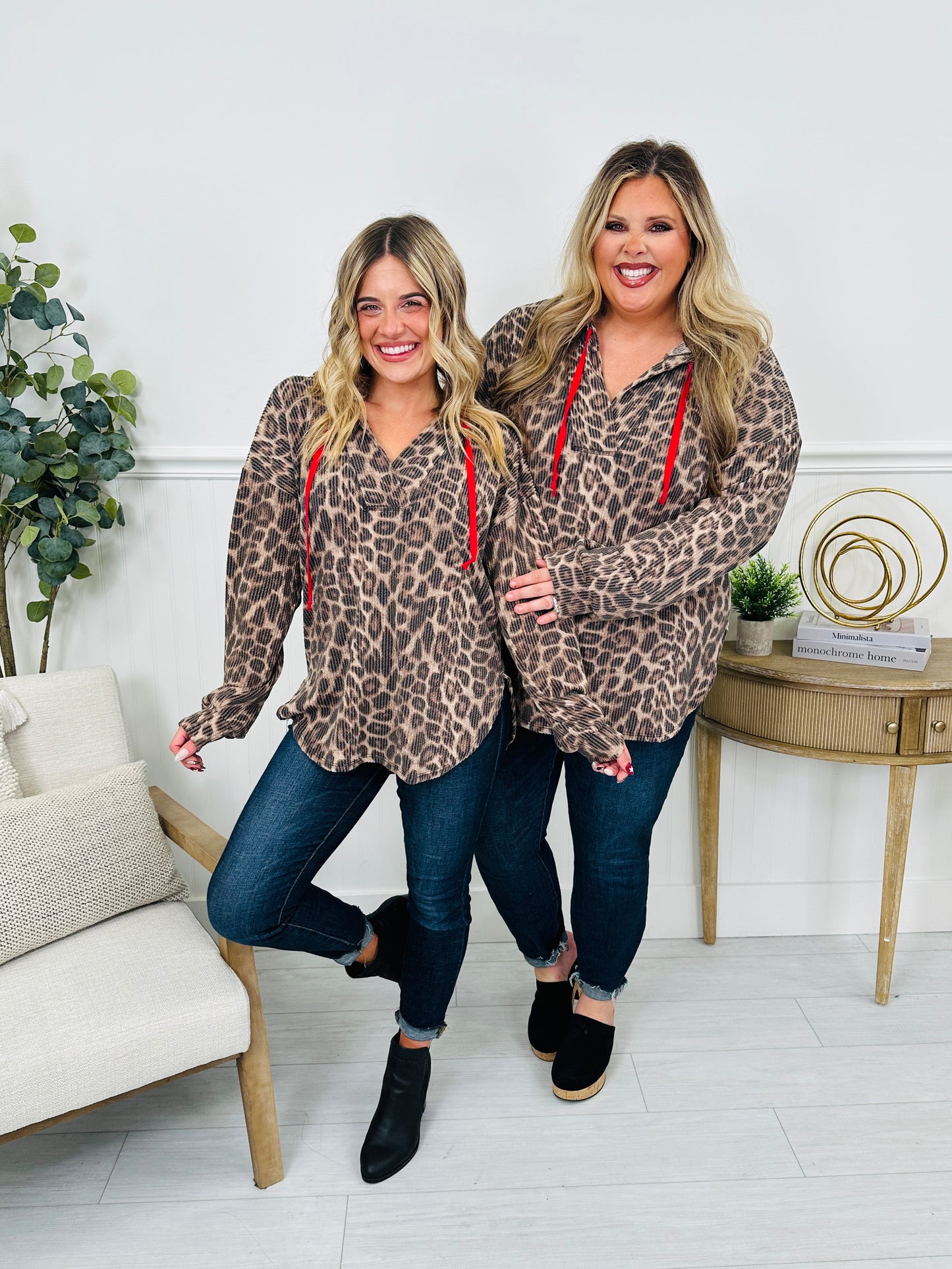 Luxe in Leopard Hooded Top