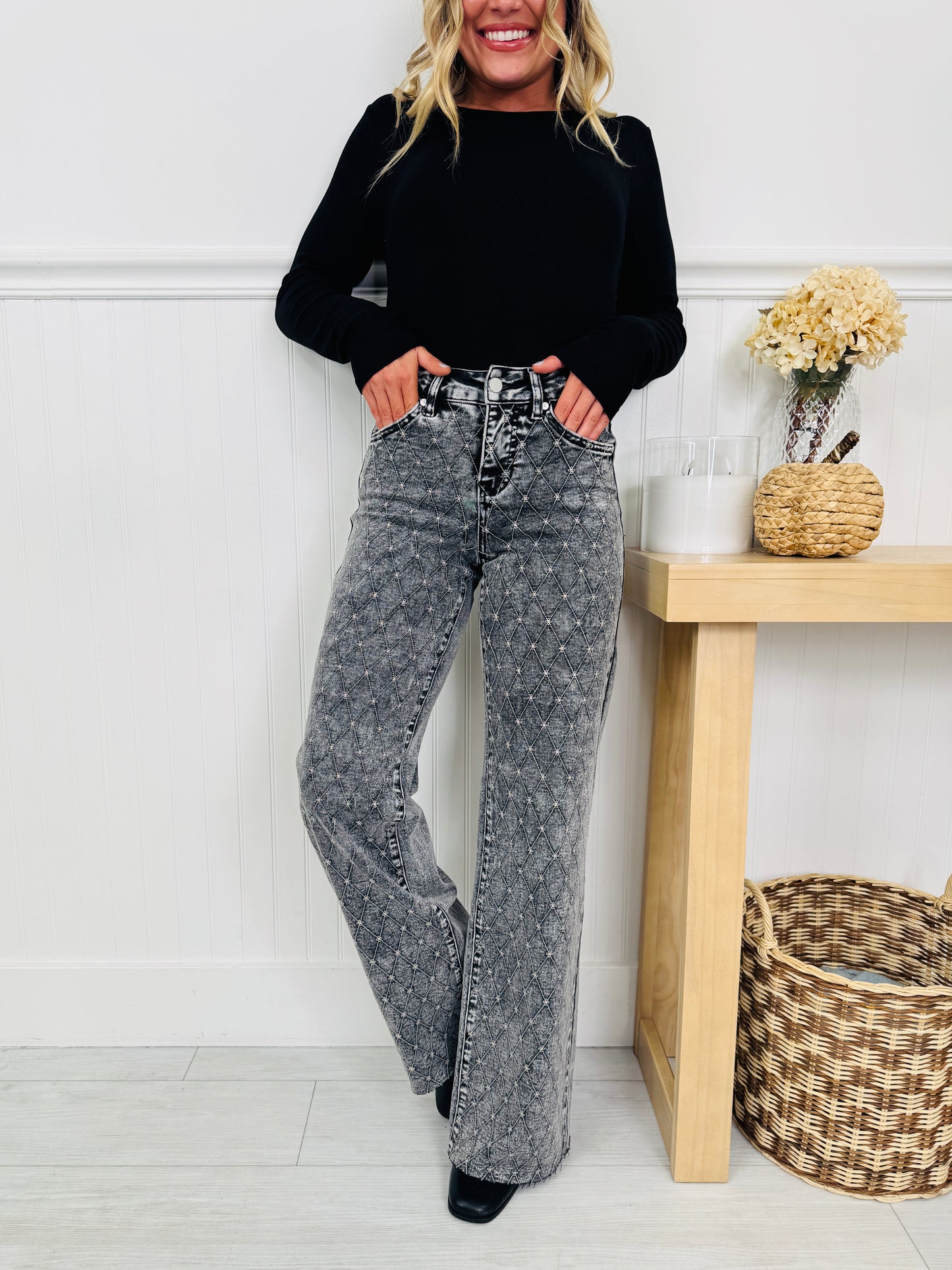 A Little Extra Tummy Control Straight Jeans