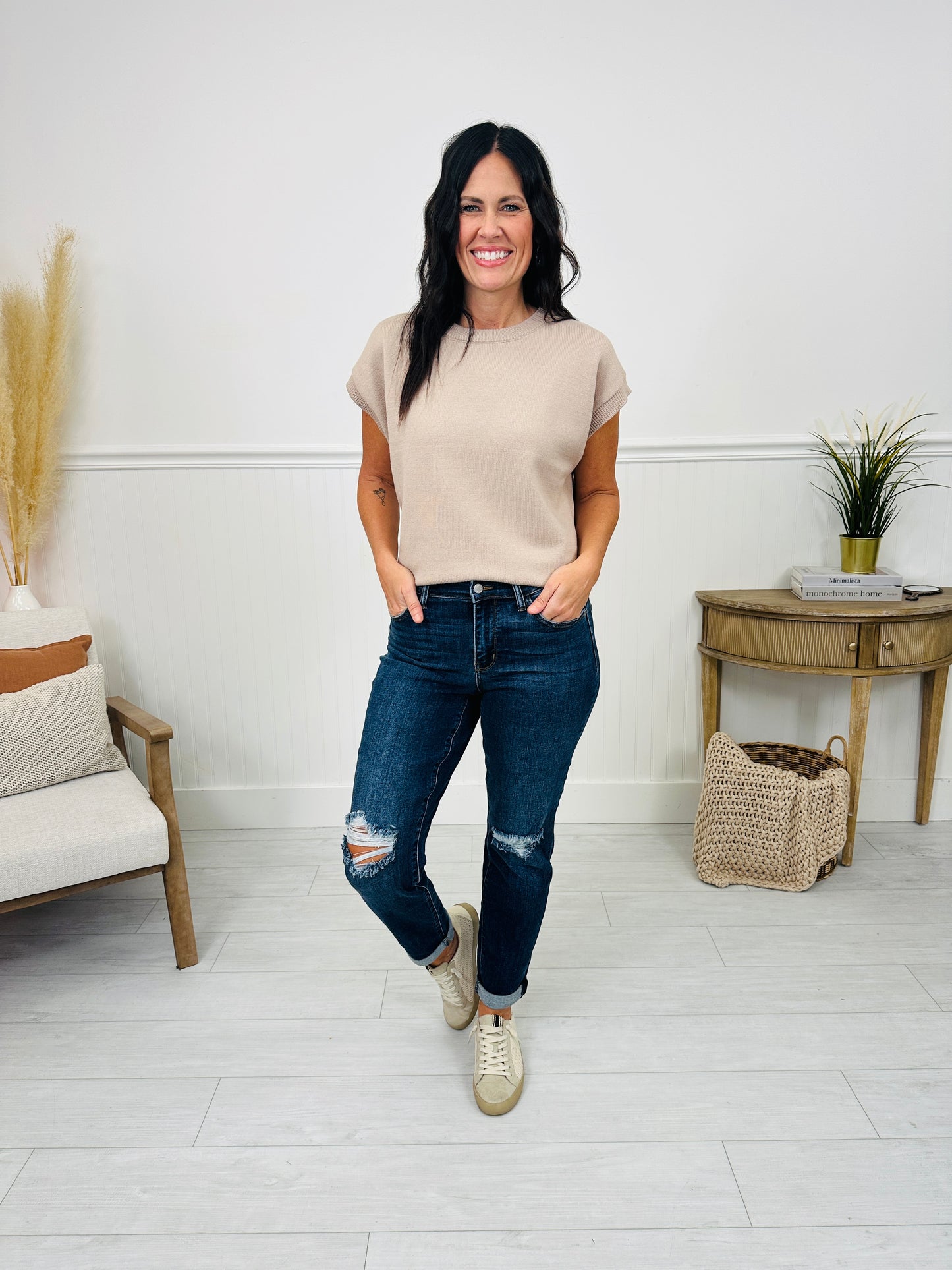 Judy Blue Walk This Way Slim Straight Leg Jeans