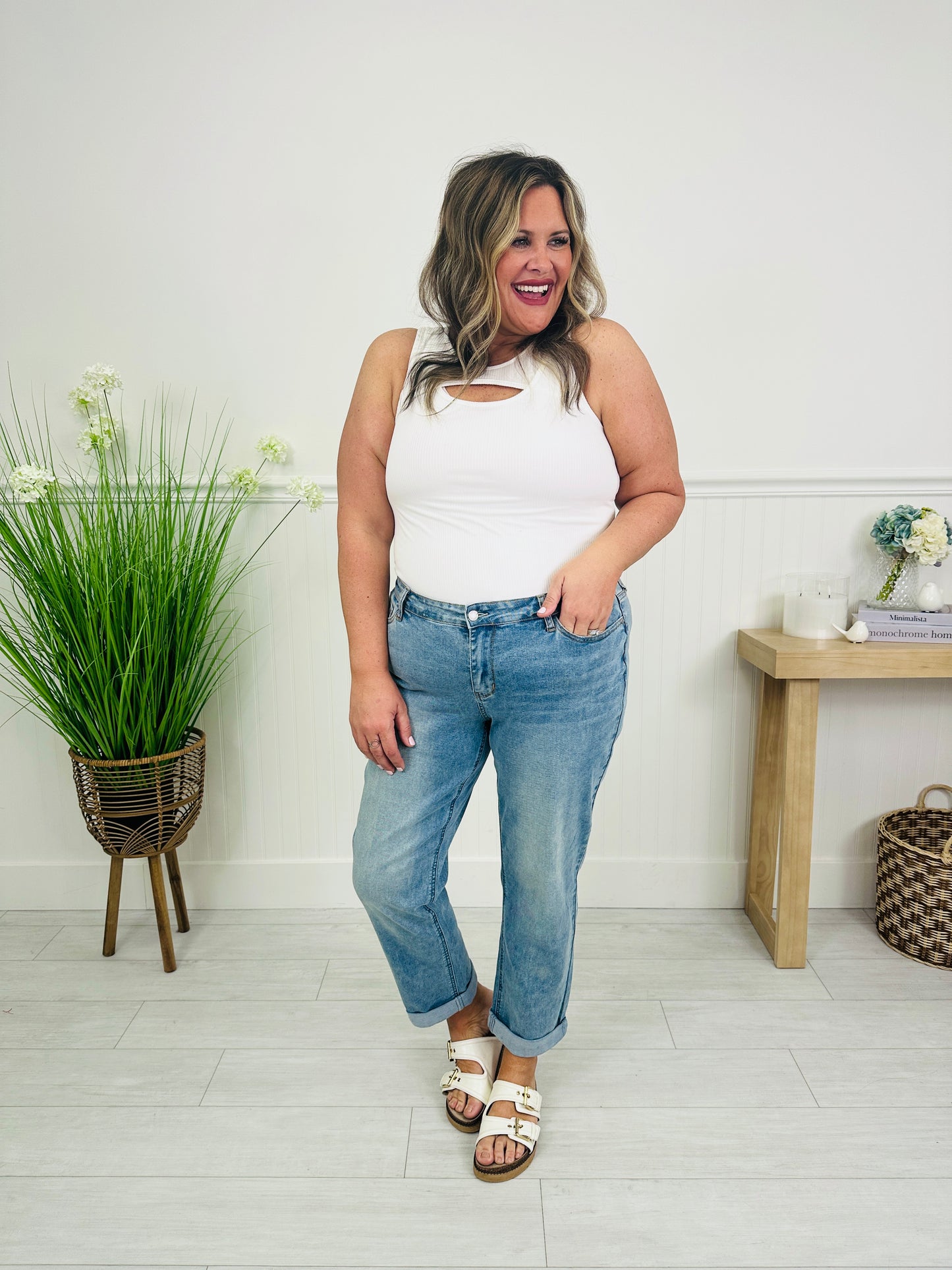 Judy Blue Keep Your Cool Cooling Boyfriend Jeans