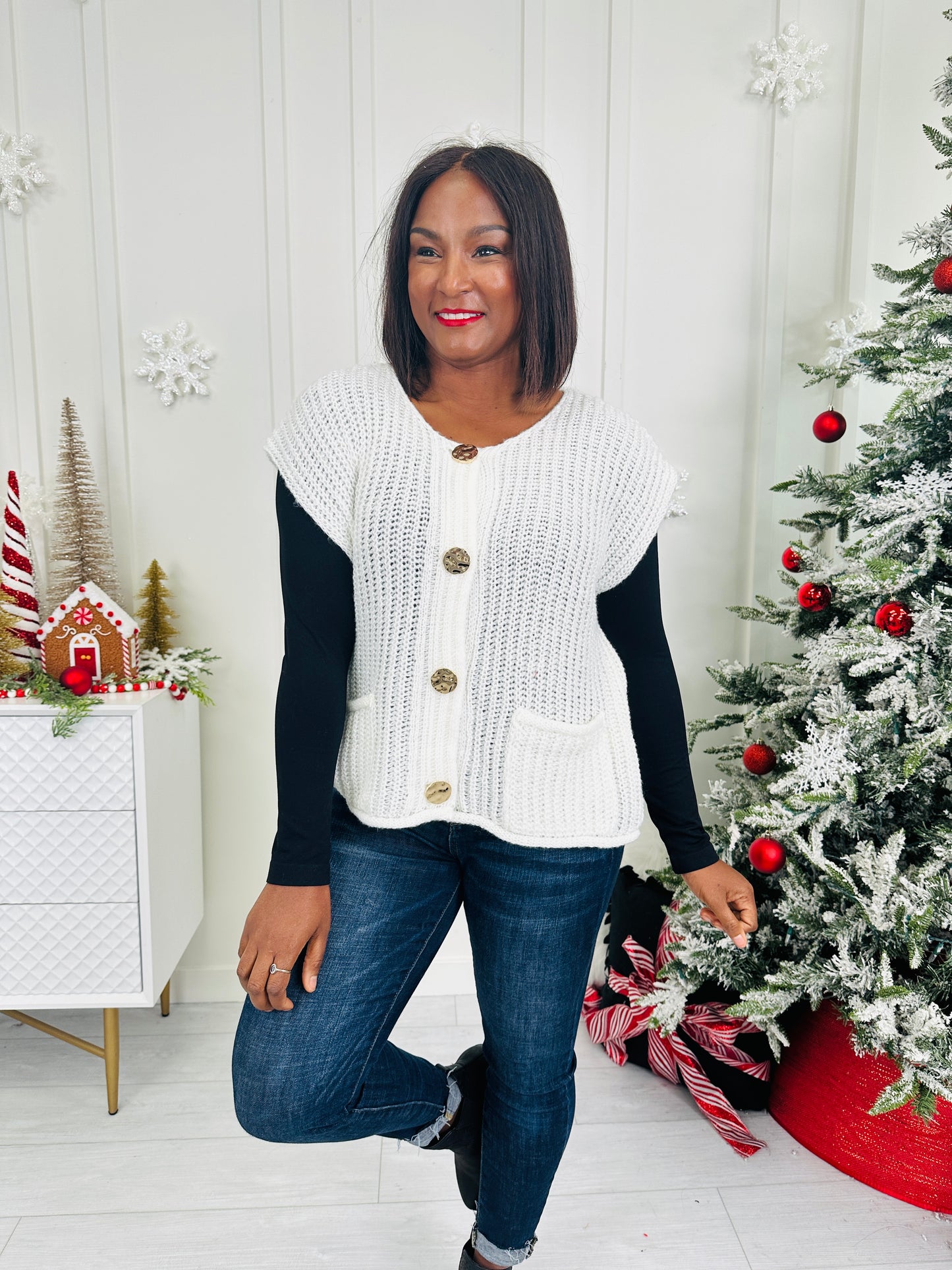 Knit Together Vest- Multiple Colors!