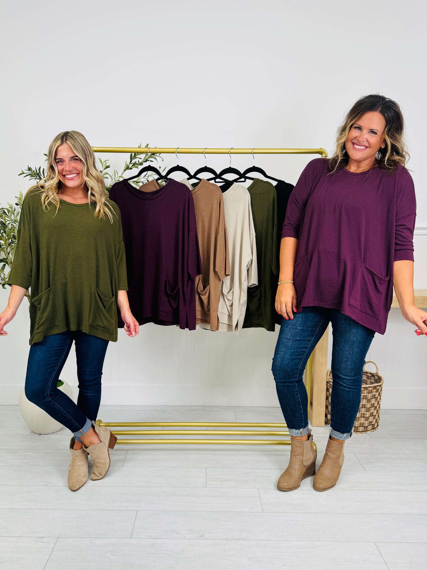 Easygoing Essential Top In Multiple Colors
