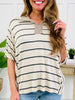 Blush Collar Club Top In Mocha