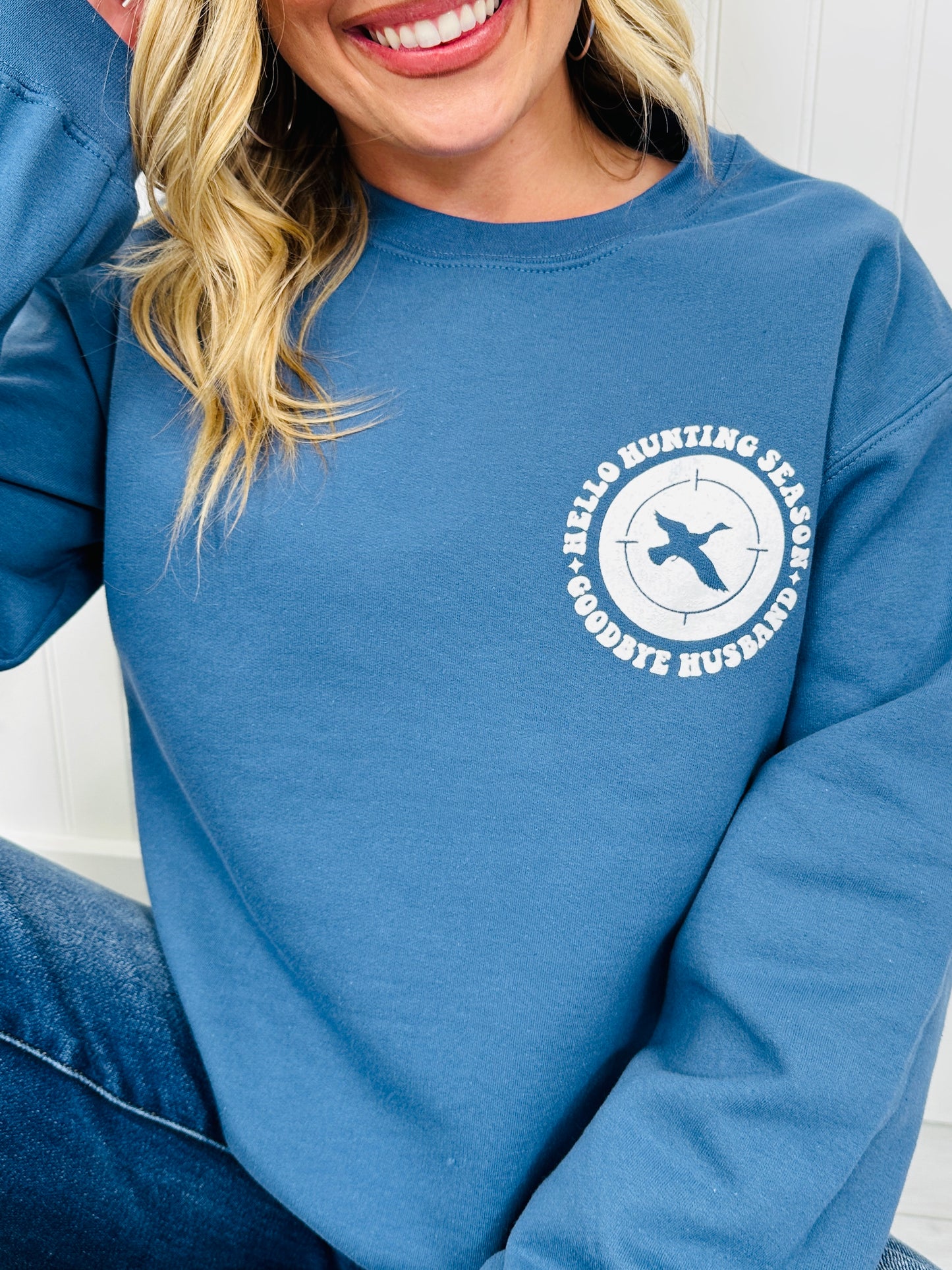 Hello Hunting Season Crewneck Sweatshirt-Multiple Colors!