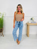 Summer Mood Cropped Wide Leg Jeans