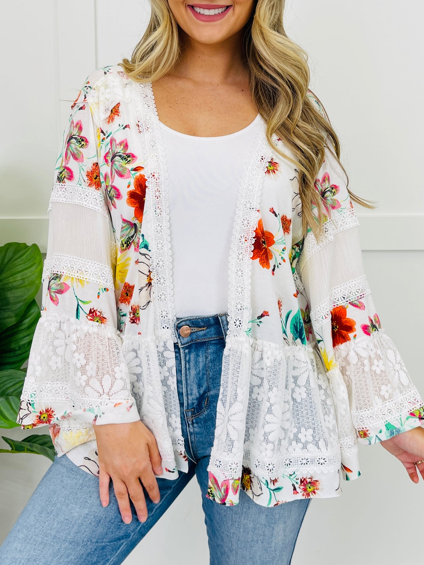 Simple Love Cardigan In Ivory