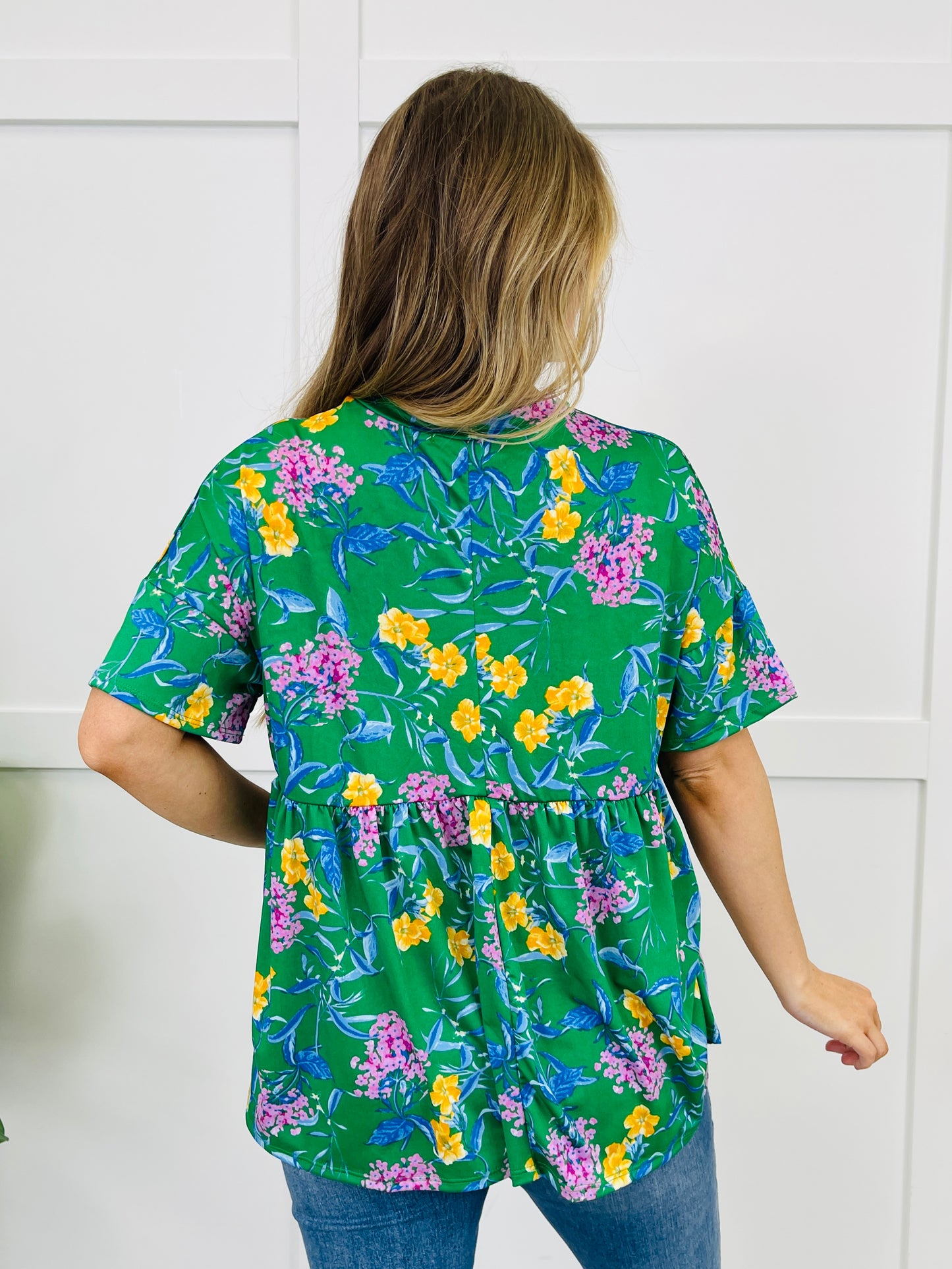 Growing On You Top in Green