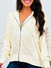 Free Spirit Zip Up In Cream