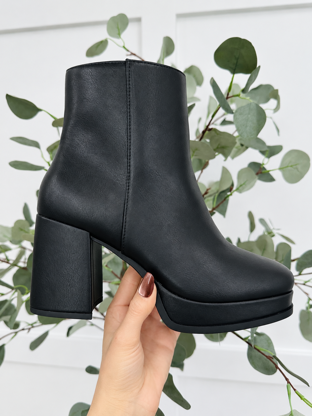 Stepping Out Bootie In Black