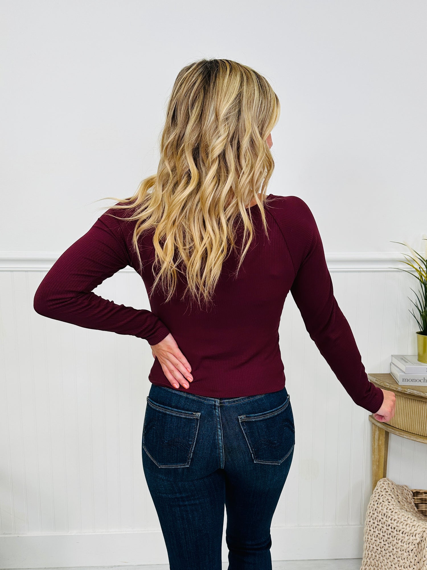 MOCO Exclusive Simple And Sweet Long Sleeve Top- Multiple Colors