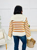 In Line With Fall Sweater in Cream/Caramel