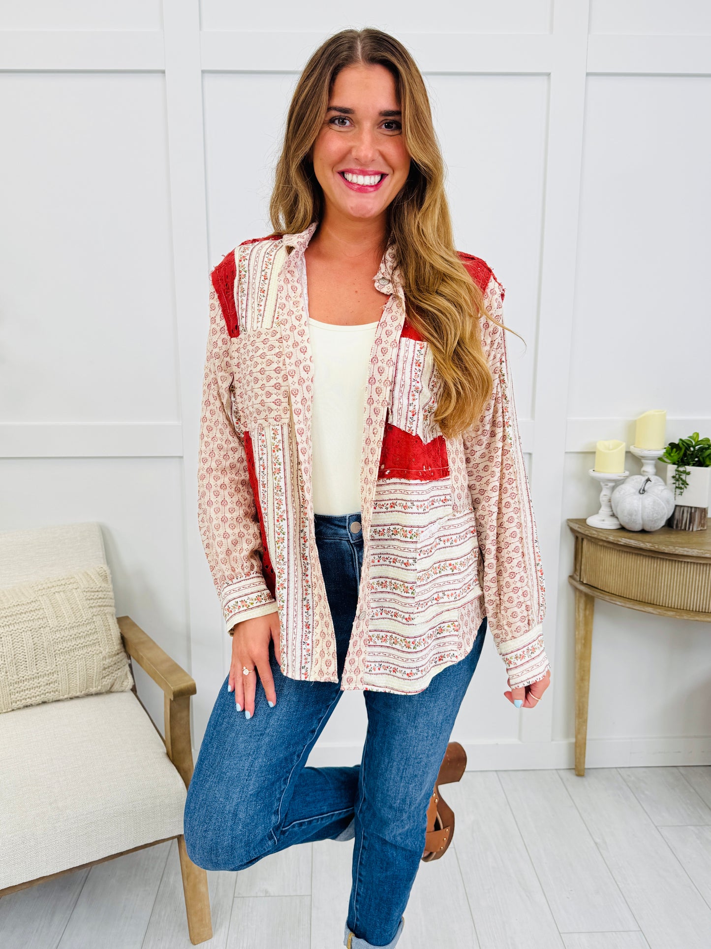 Crafted Blooms Top