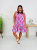 The Gone Coastal Dress In Naples Print