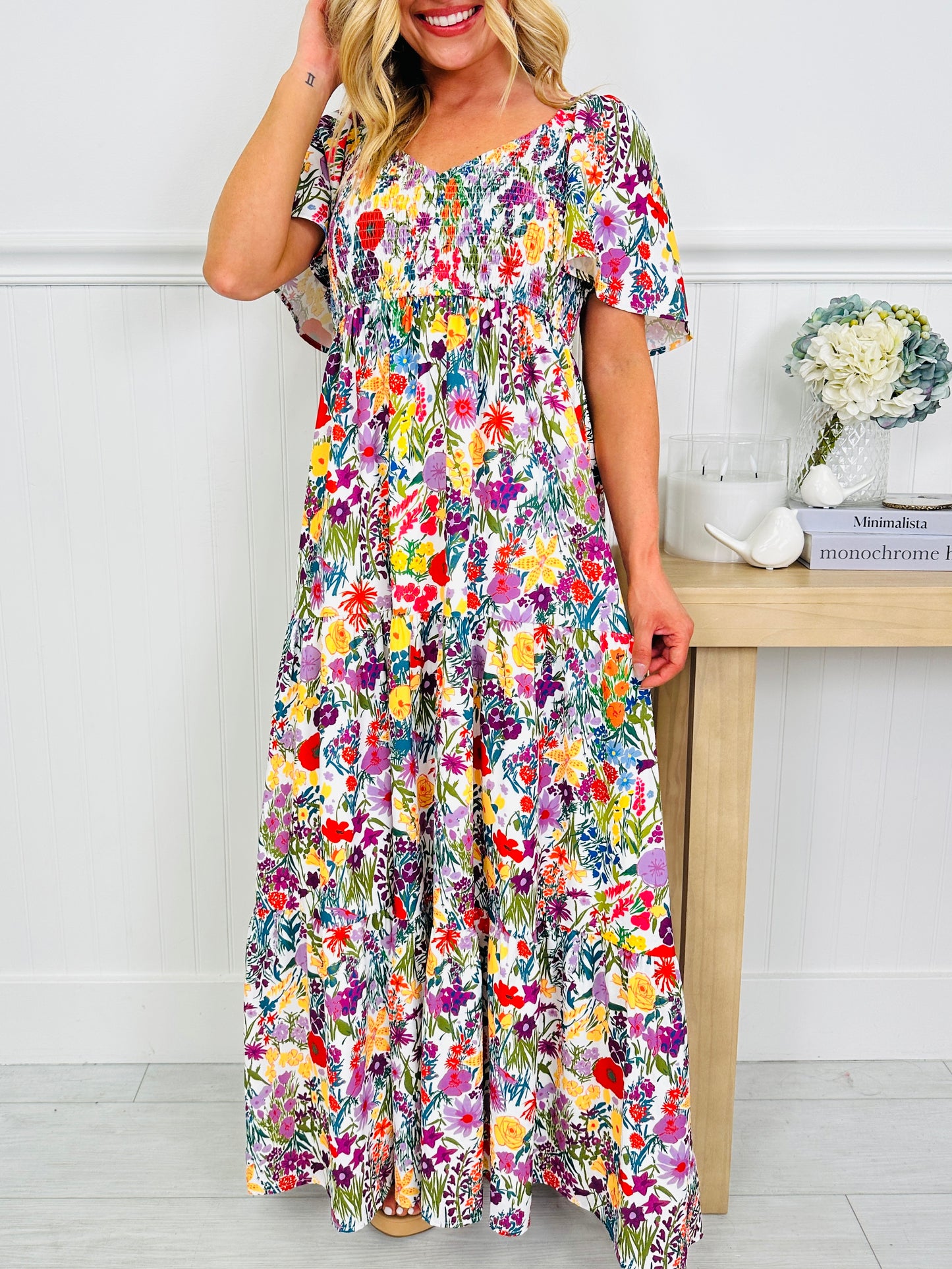 Summer in Bloom Dress in Barcelona Print