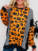 All Things Spooky Top In Pumpkin Print