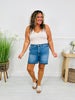 Release The Moment Tummy Control Release Hem Shorts