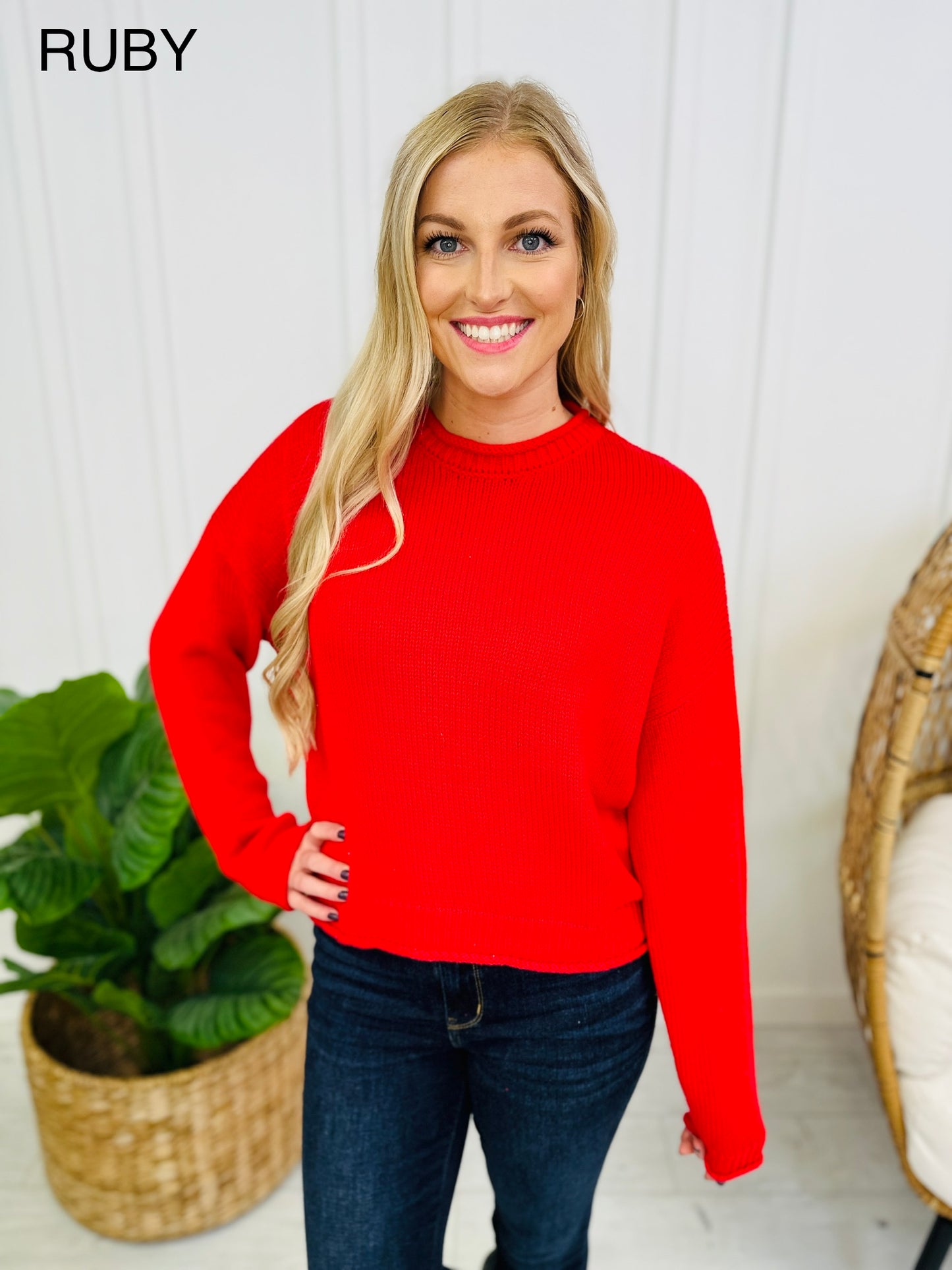 DOORBUSTER! Charming All The Time Sweater- Multiple Colors!