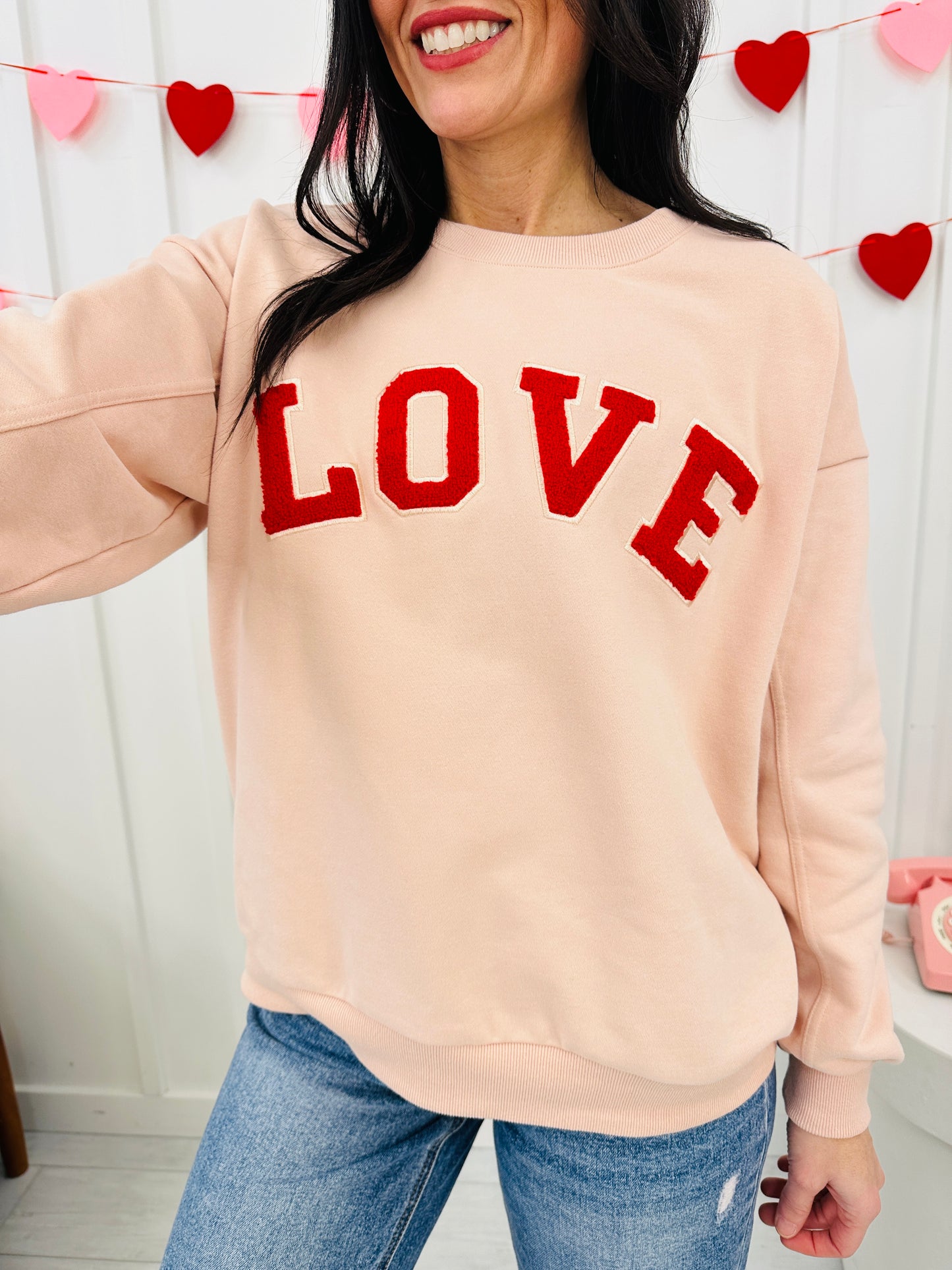 MOCO Exclusive Love and XOXO Graphic Sweatshirts