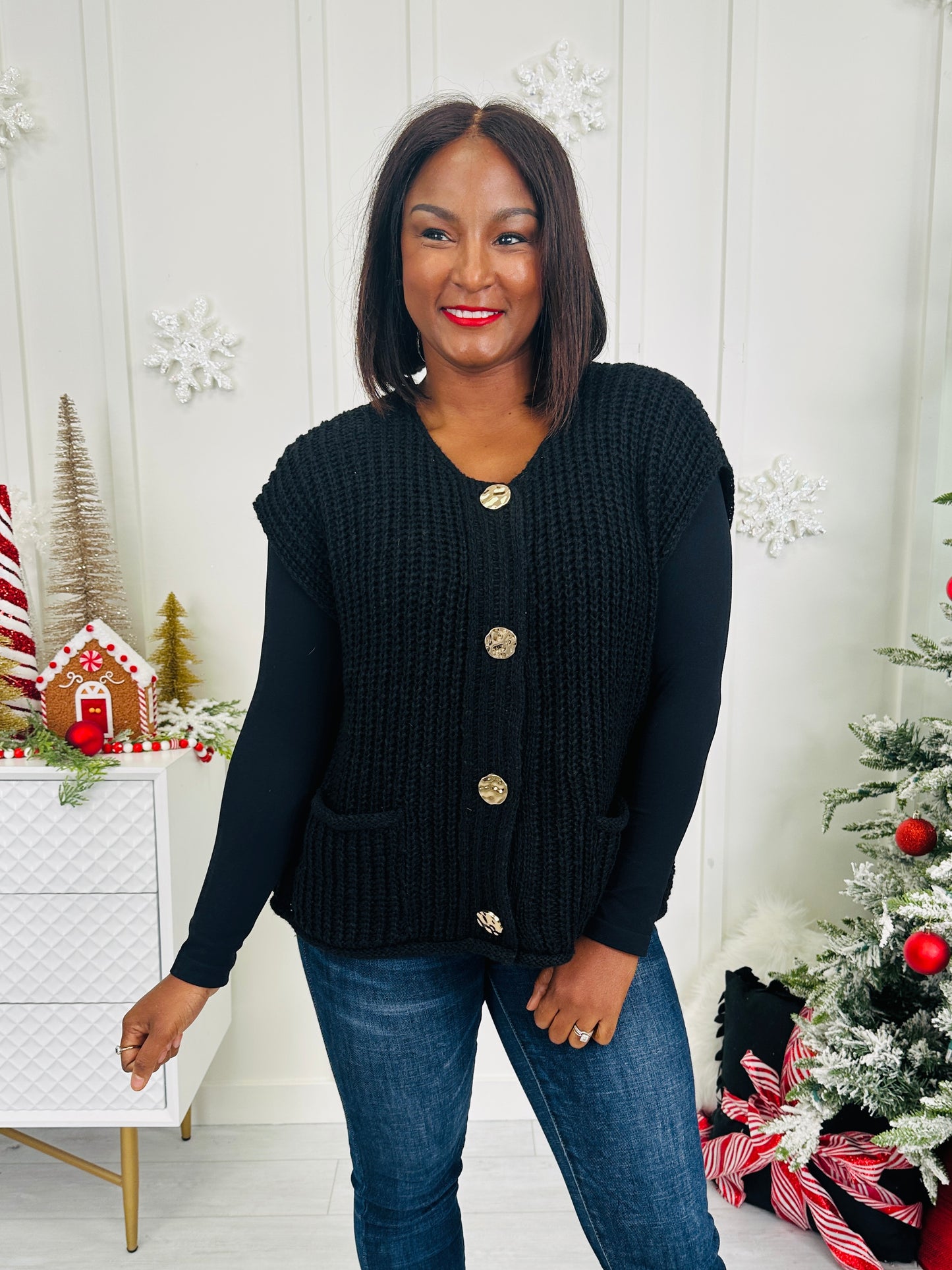 Knit Together Vest- Multiple Colors!