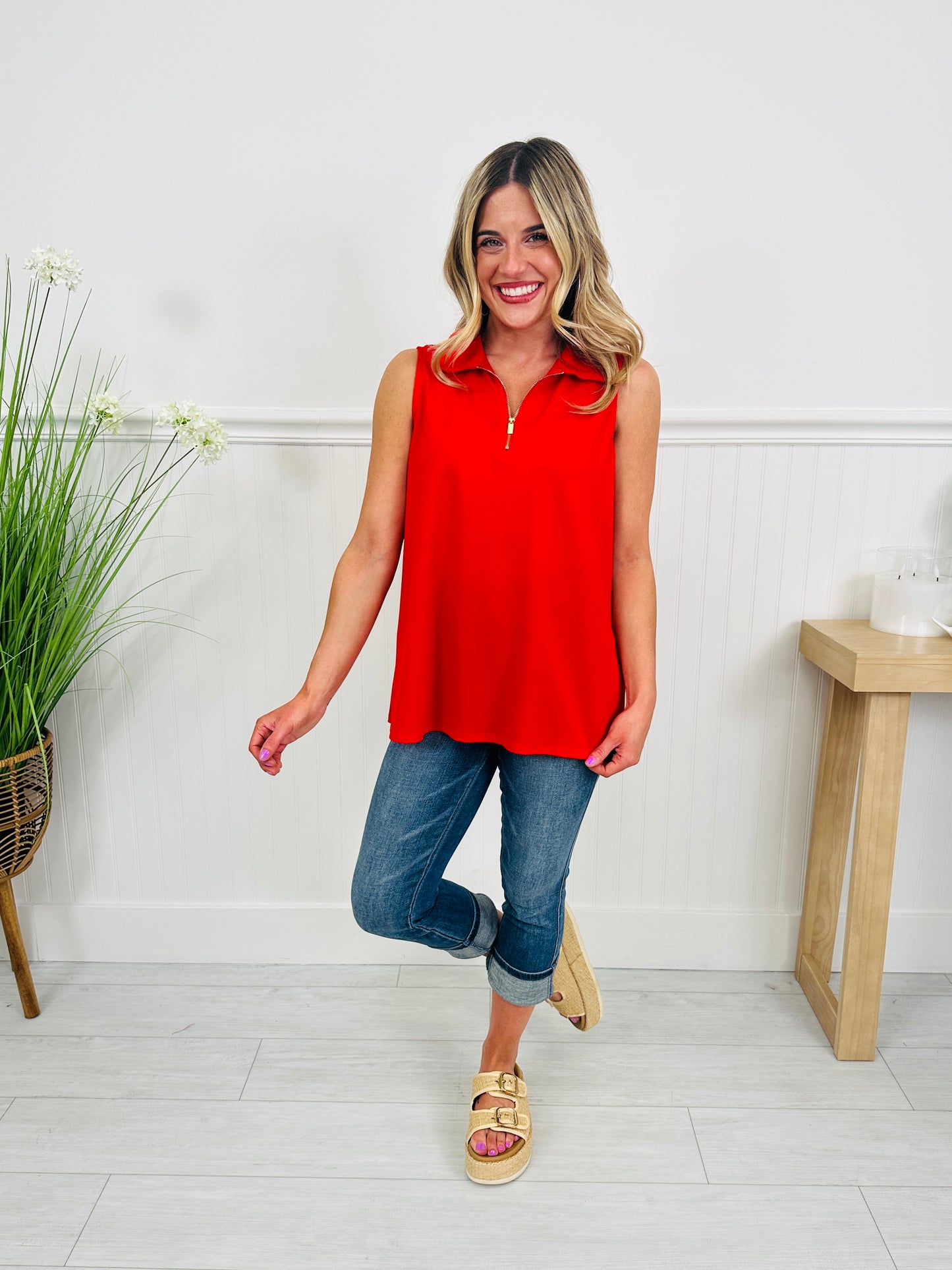 Zip Into Spring Top In Multiple Colors