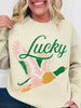 Lucky Mallard Duck Graphic Crewneck Sweatshirt