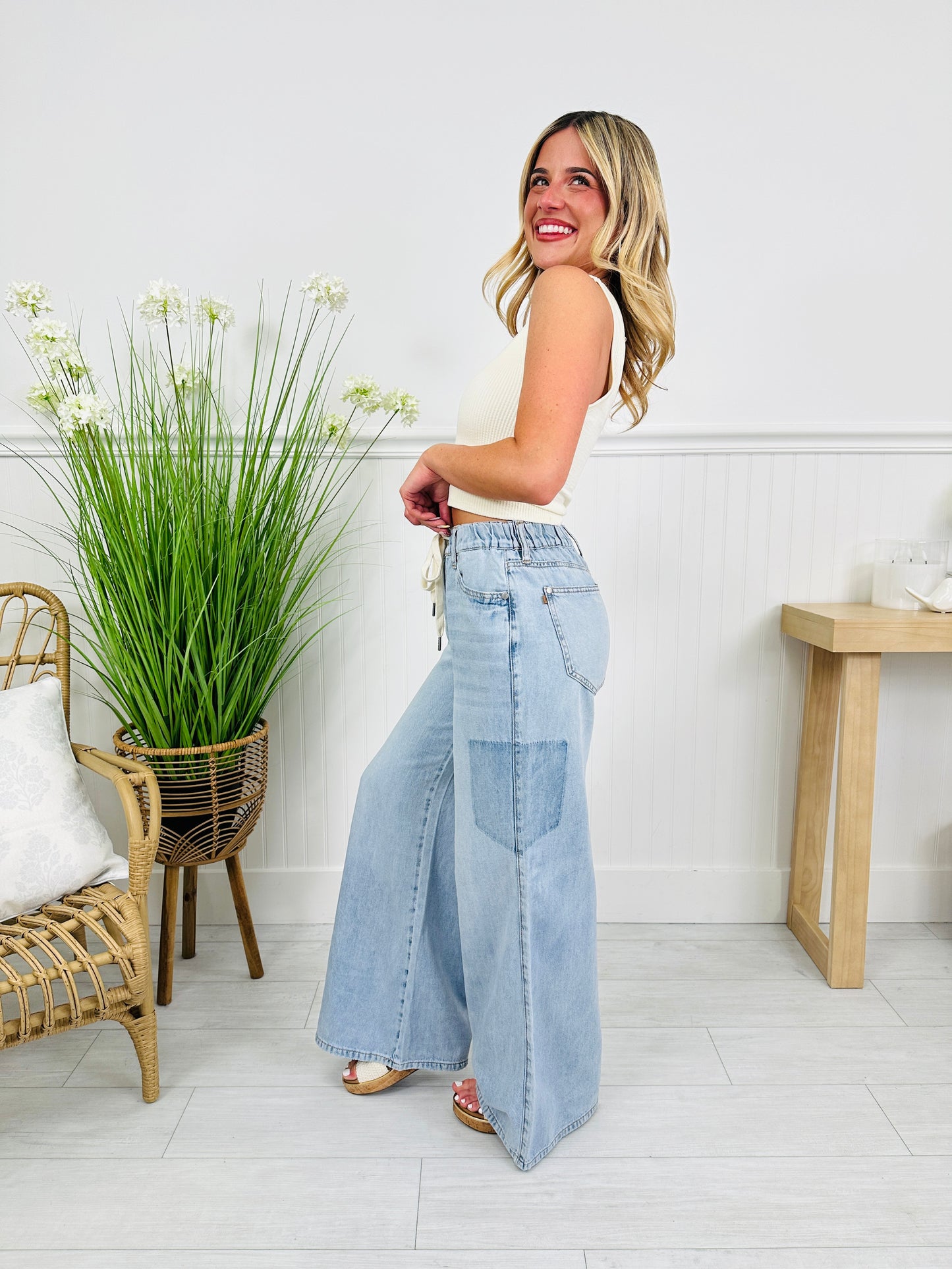 Judy Blue Feeling Fresh Palazzo Jeans