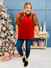 REG/CURVY Glimmering Garland Top