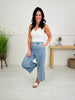 Drawn To You Cropped Wide Leg Featherweight Lounge Jeans