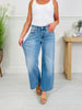 Judy Blue Keep It Simple Ankle Wide Jeans