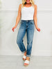 Judy Blue Never Going Back Adjustable Boyfriend Jeans