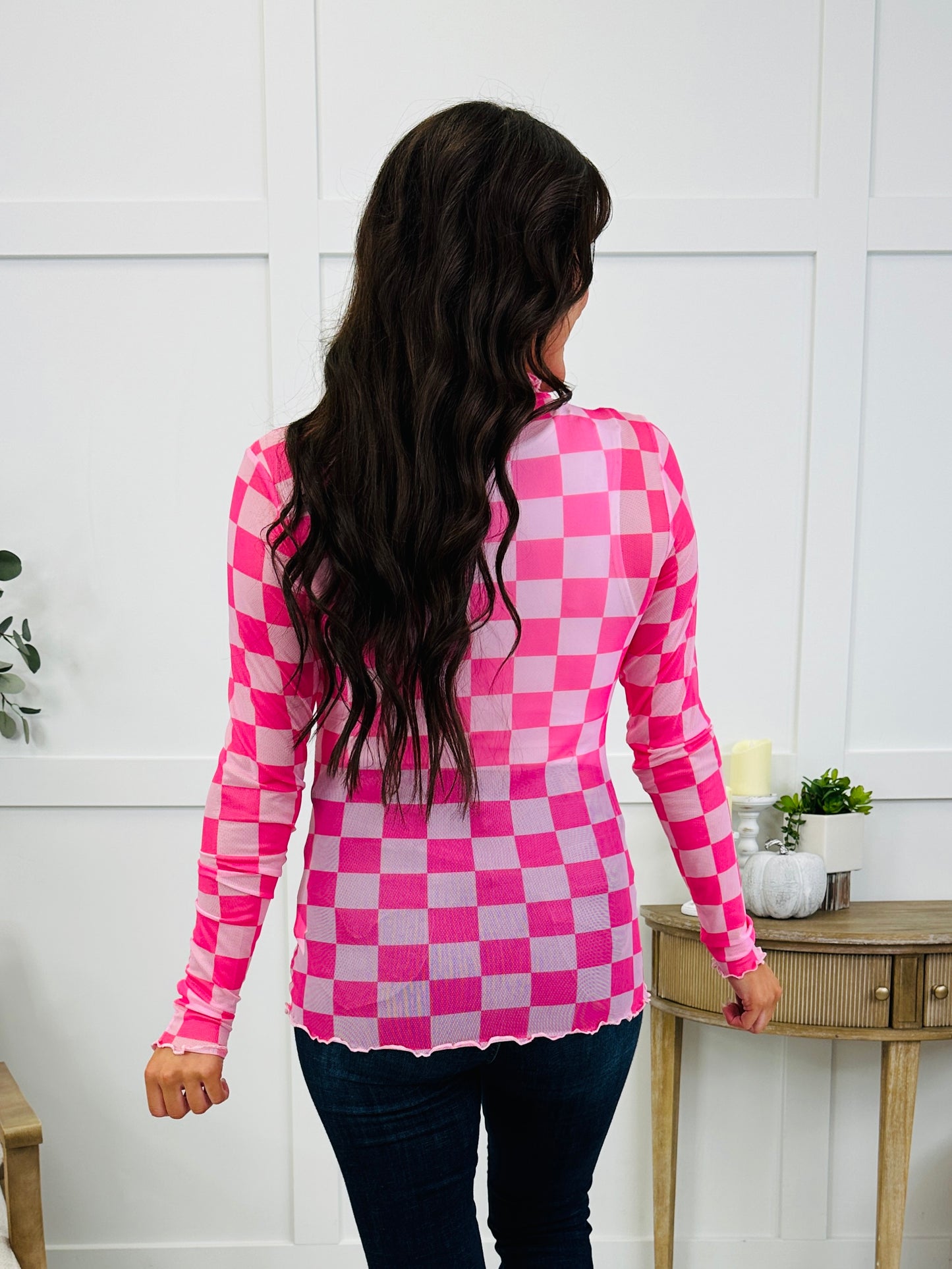 Checkerboard Crush Top