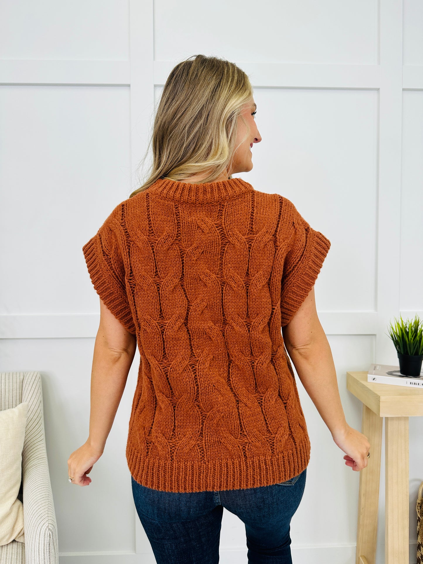 Woven Without Warning Sweater in Brown