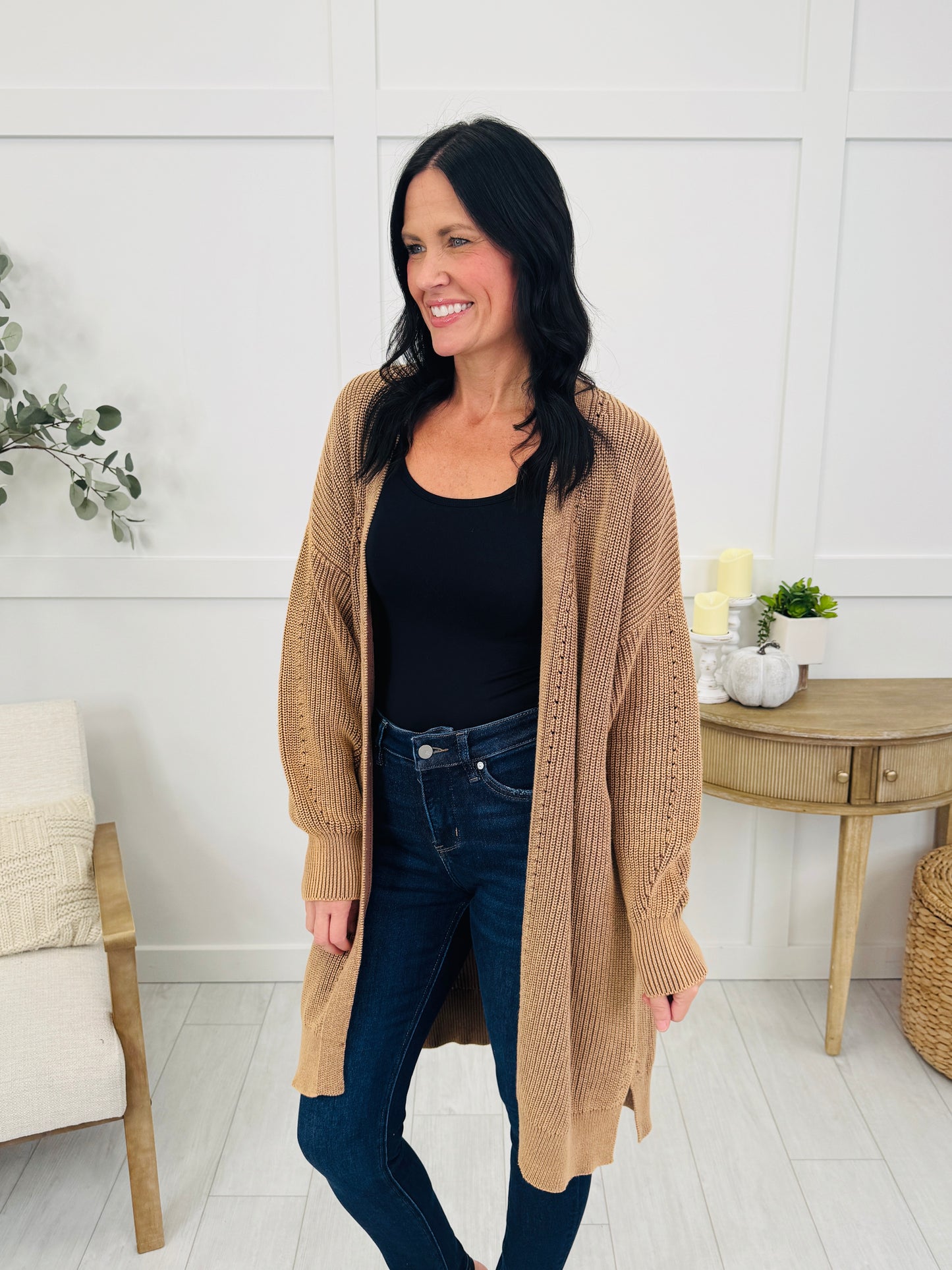 Chestnut Charm Cardigan