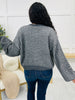 Heart To Heart Sweater In Charcoal