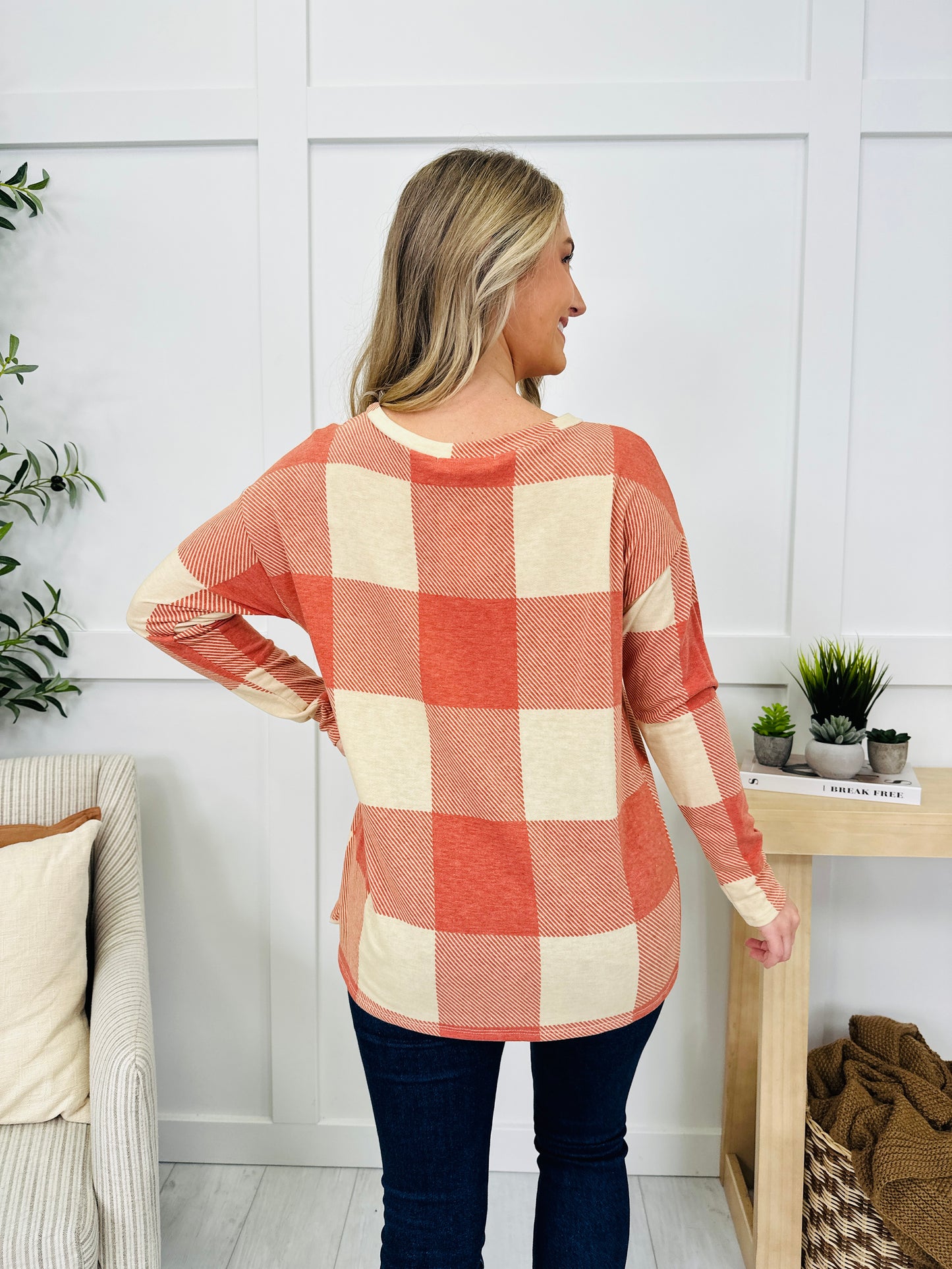 Charmed And Checked Top