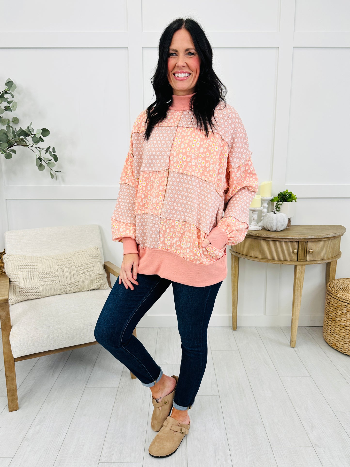 Champagne Nights Sweater In Pink