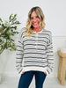 Fine Line Top In Cream