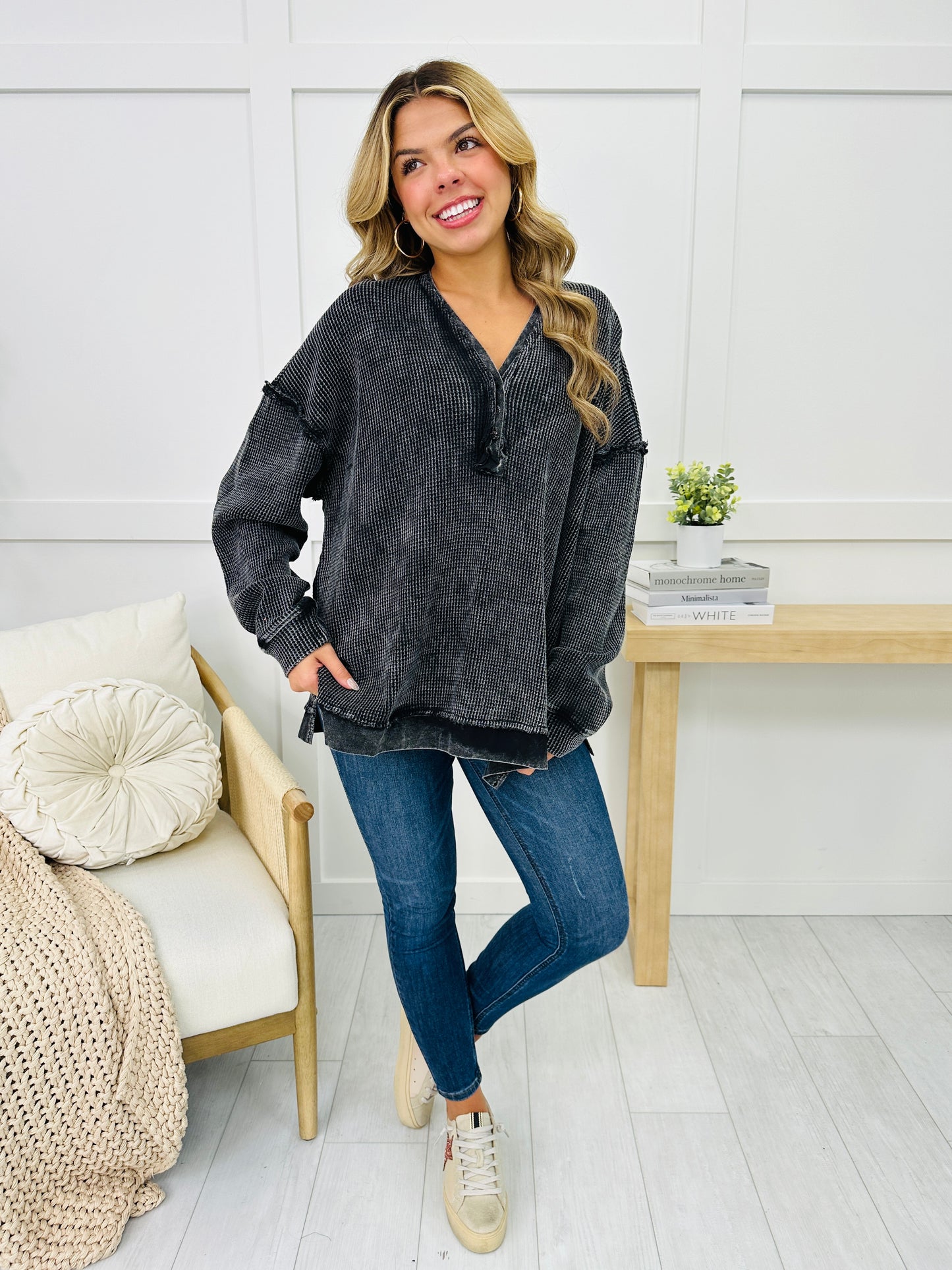 REG/CURVY Casual Charmer Pullover